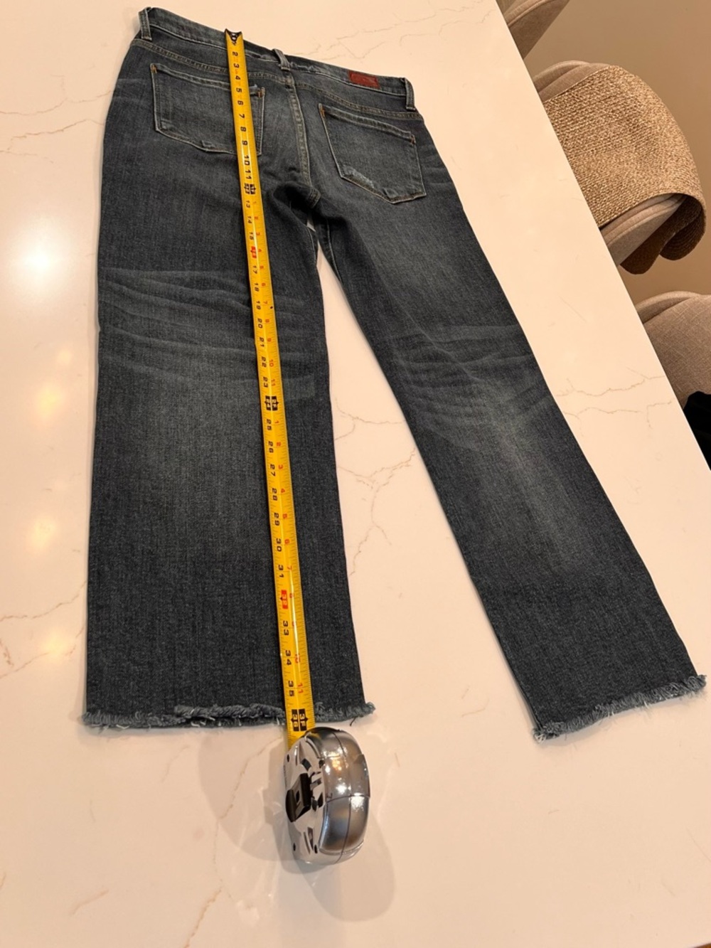 Whetherly James Distressed High Waist Button Fly Wide Leg Jeans | 4 - Picture 7 of 13